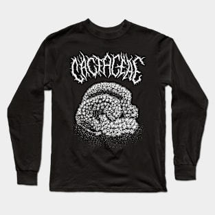 Metal Cactus Drawing of Brain Cactus Long Sleeve T-Shirt